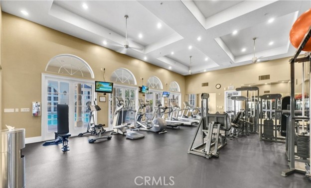 3261 Watermarke Place Irvine, CA 92612 - Photo 24 of 31 a view of a room with gym equipment