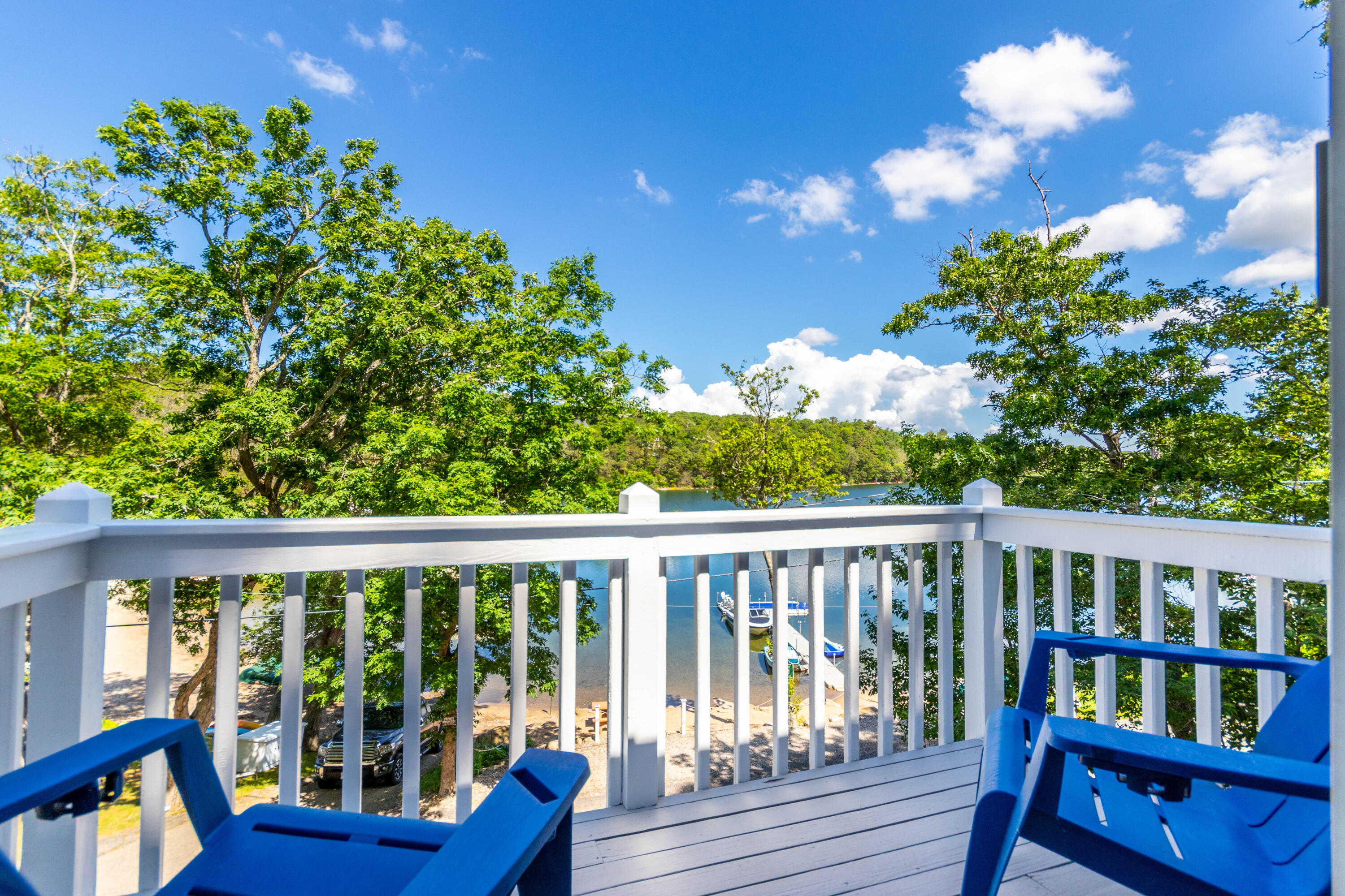 39 E Road Mashpee, MA 02649 - Photo 1 of 31 a view of a balcony with chairs