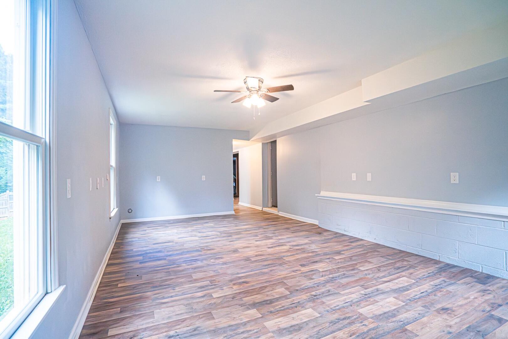 47 Westover Road Rocky Mount, VA 24151 - Photo 17 of 19 a view of empty room with wooden floor and fan