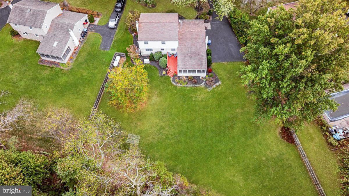 46 Hickory Lane Chalfont, PA 18914 - Photo 36 of 36 an aerial view of residential houses with outdoor space and trees all around