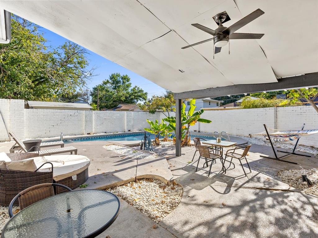 3614 Parader Court Dallas, TX 75228 - Photo 34 of 40 a outdoor space with lots of white furniture