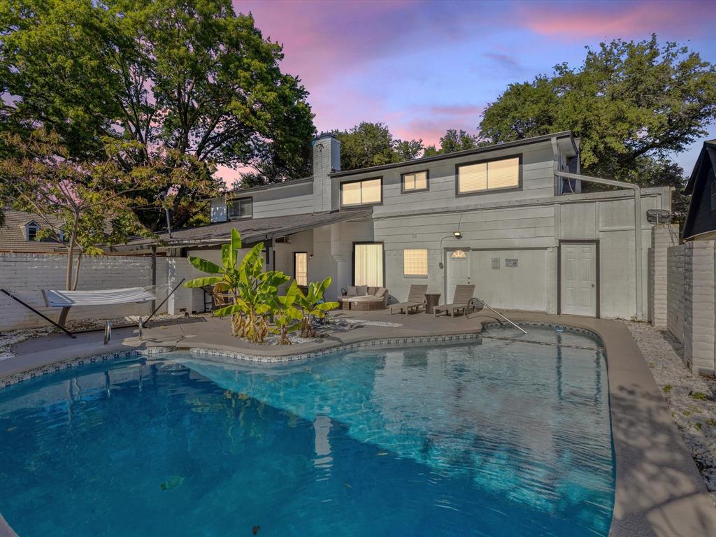 3614 Parader Court Dallas, TX 75228 - Photo 39 of 40 a view of a house with backyard and sitting area