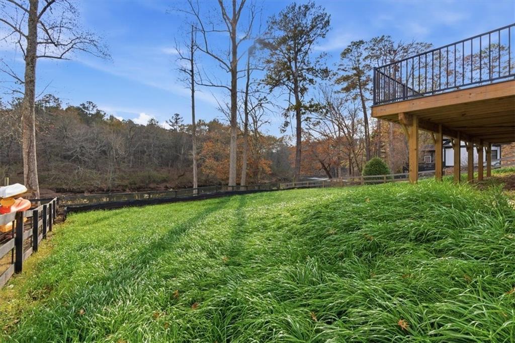 27 Linda Road Southwest Cartersville, GA 30120 - Photo 44 of 51 a view of a backyard with a garden