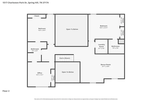 $815,000 | 1517 Charleston Park Drive, Spring Hill, TN 37174