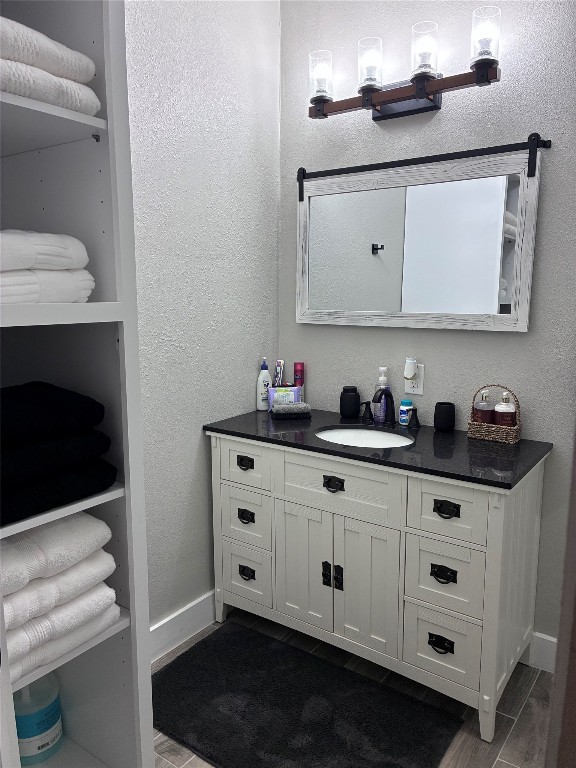 1135 Red Fox Road La Grange, TX 78945 - Photo 22 of 32 a bathroom with a sink and a mirror