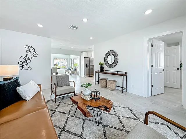 a kitchen with a stove and a microwave