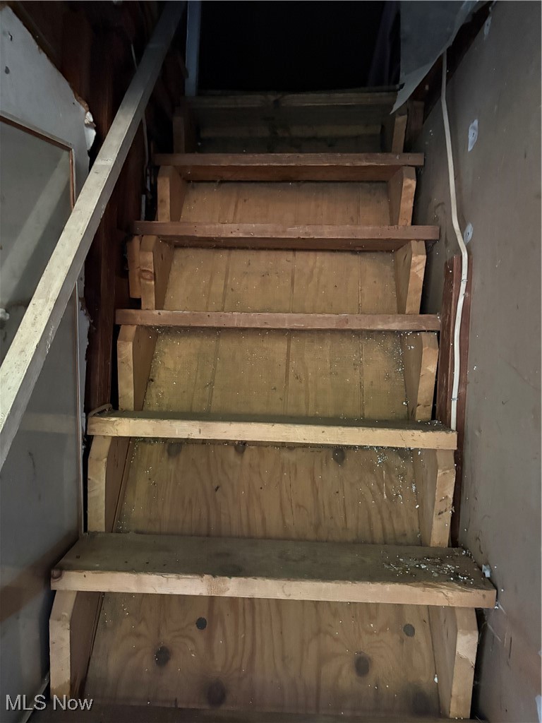 3924 Homestead Road Ravenna, OH 44266 - Photo 14 of 15 Stairs to the 1/2 Attic