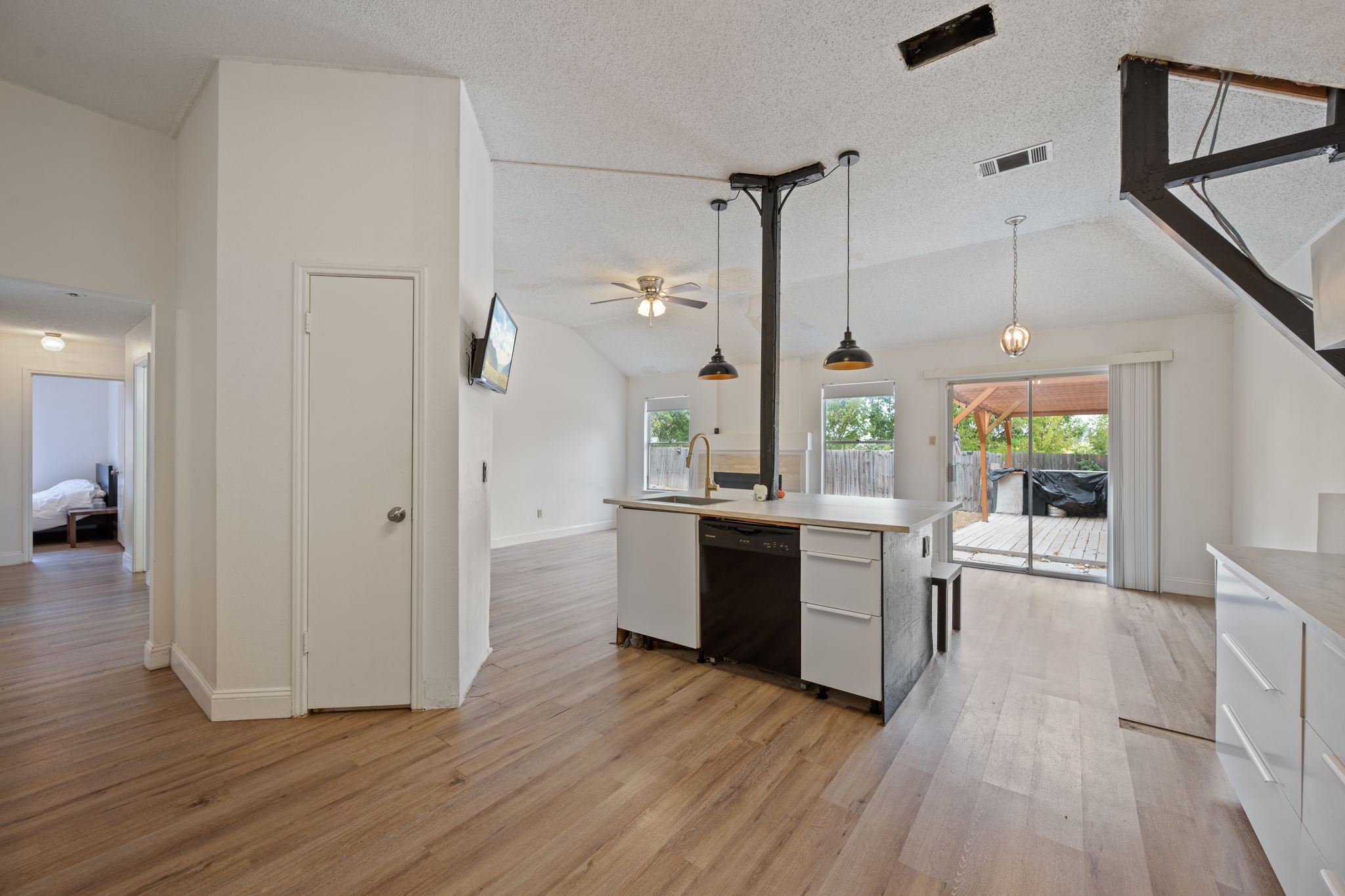 12501 Fallen Tower Lane Austin, TX 78753 - Photo 13 of 31 a kitchen with a refrigerator and a stove top oven