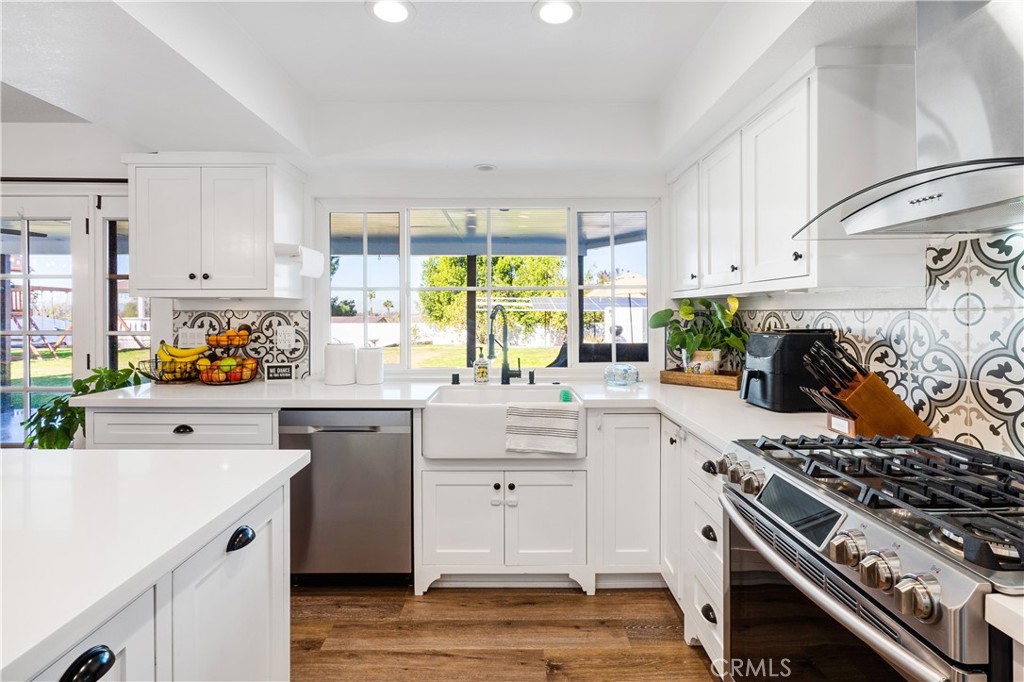 2416 Hialeah Circle Norco, CA 92860 - Photo 10 of 71 2416 Hialeah Circle Farm Style Sink with view to yard