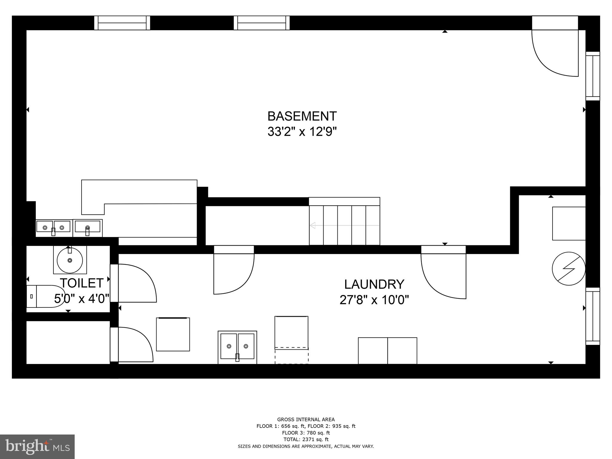 9506 Boyer Place Silver Spring, MD 20910 - Photo 33 of 35 Basement Floor Plan