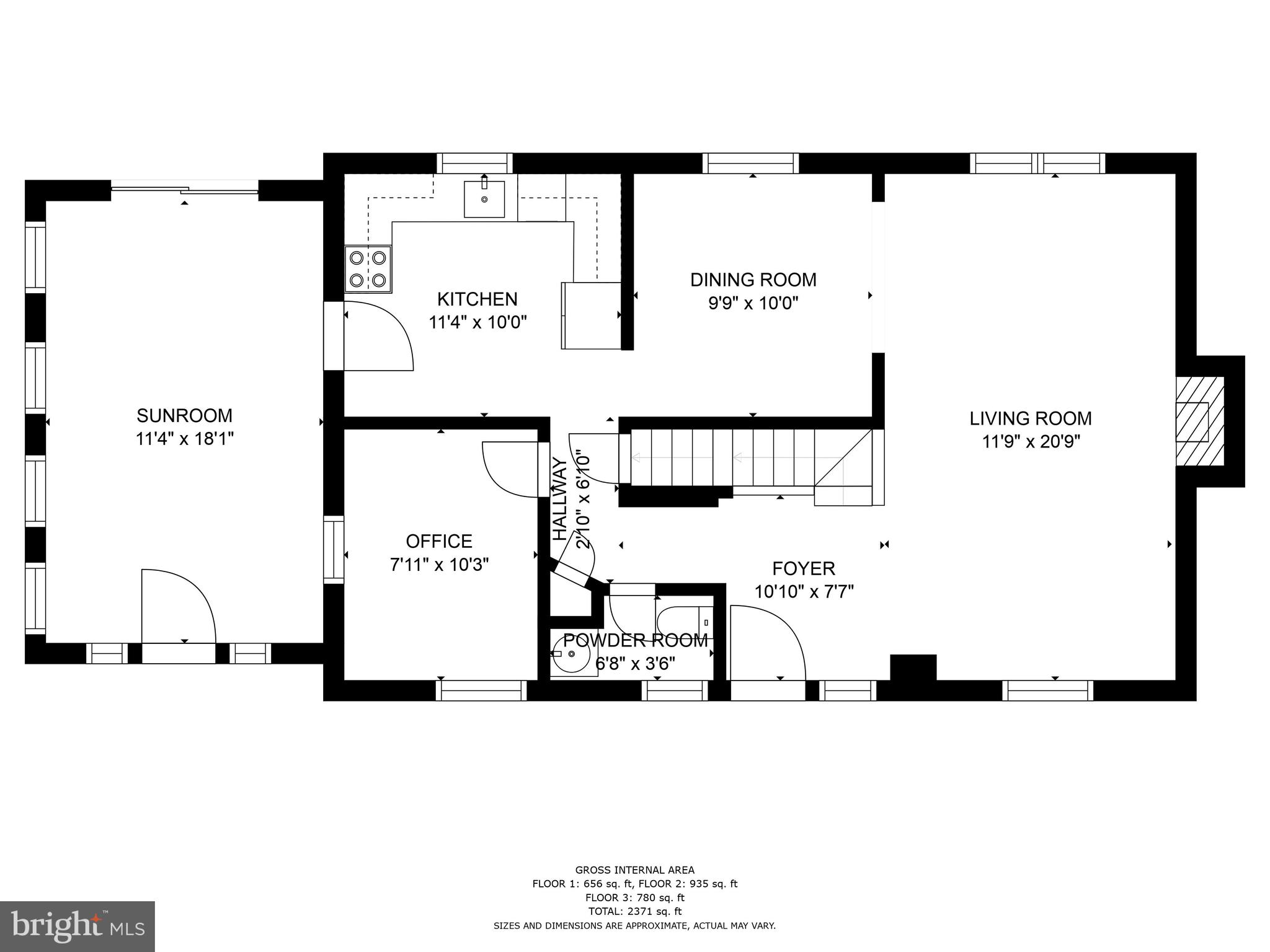 9506 Boyer Place Silver Spring, MD 20910 - Photo 34 of 35 Main Floor Plan