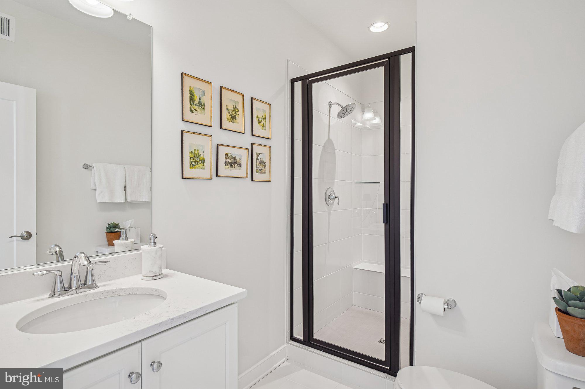 8776 Walnut Btm Lane Frederick, MD 21701 - Photo 15 of 39 a bathroom with a sink vanity and a mirror