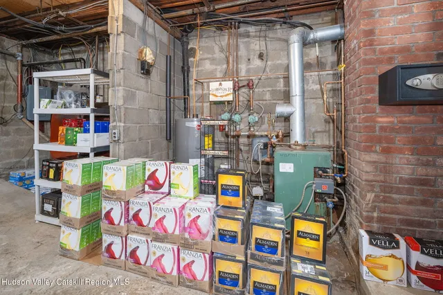 a view of storage and utility room