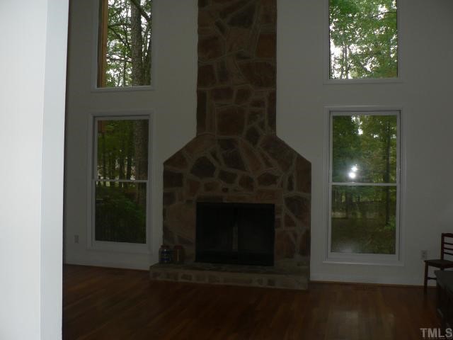 1619 Snow Hill Road Durham, NC 27712 - Photo 5 of 7 Fireplace in the family room.