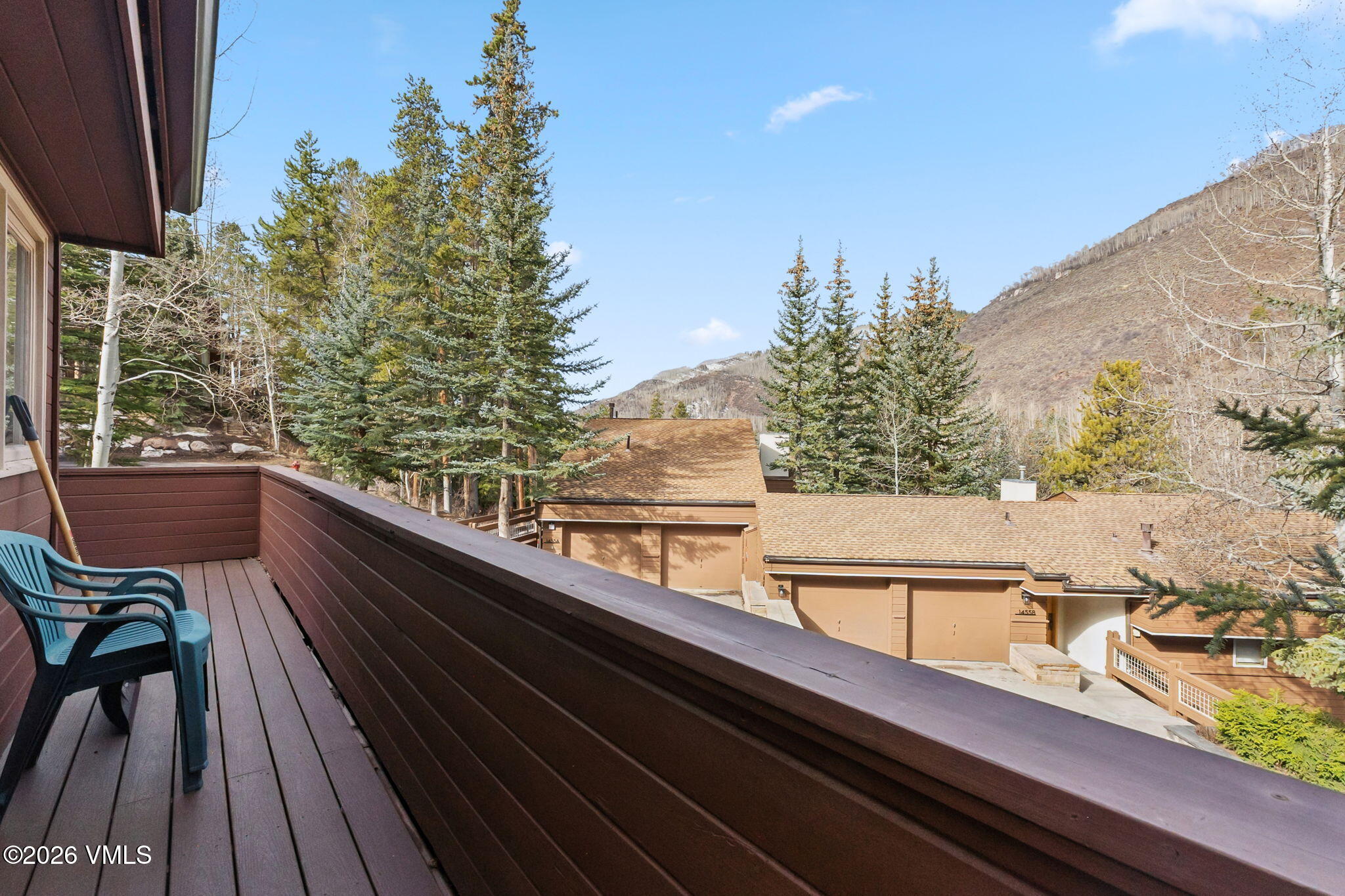 1460 Ridge Lane, Unit D Vail, CO 81657 - Photo 16 of 18 a view of balcony with furniture