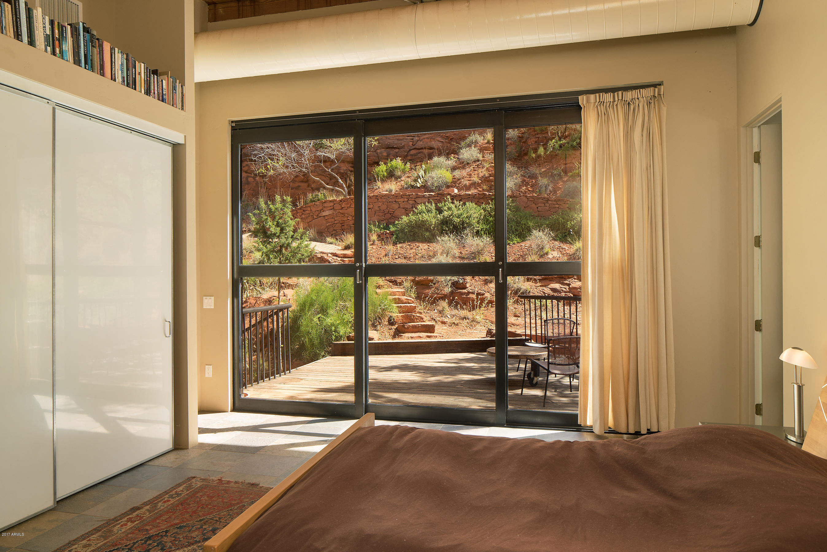2945 Red Rock Loop Road Sedona, AZ 86336 - Photo 43 of 47 MASTER SUITE IN STUDIO & PRIVATE PATIO