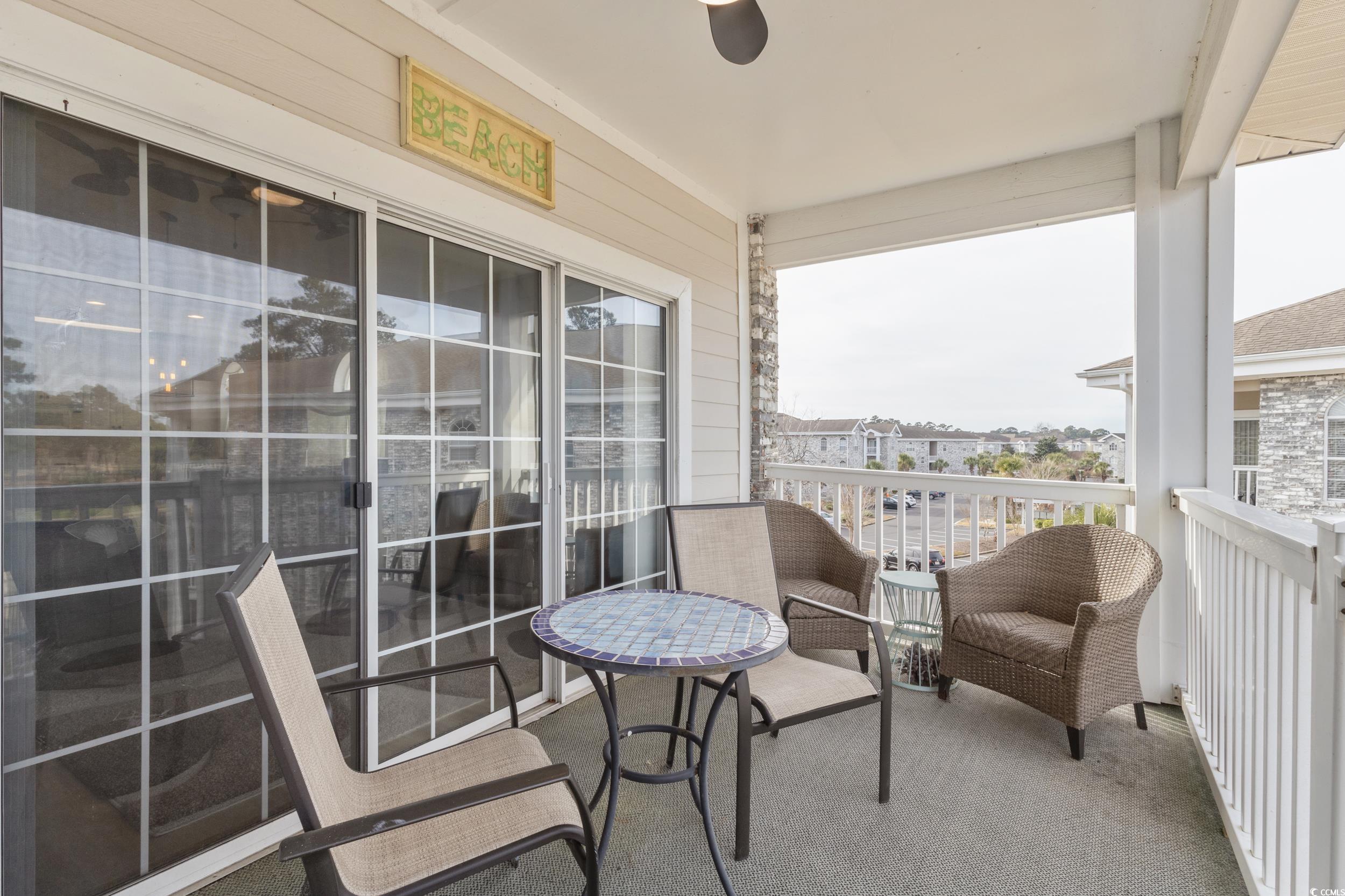 4781 Wild Iris Drive, Unit 301 Myrtle Beach, SC 29577 - Photo 21 of 33 View of balcony