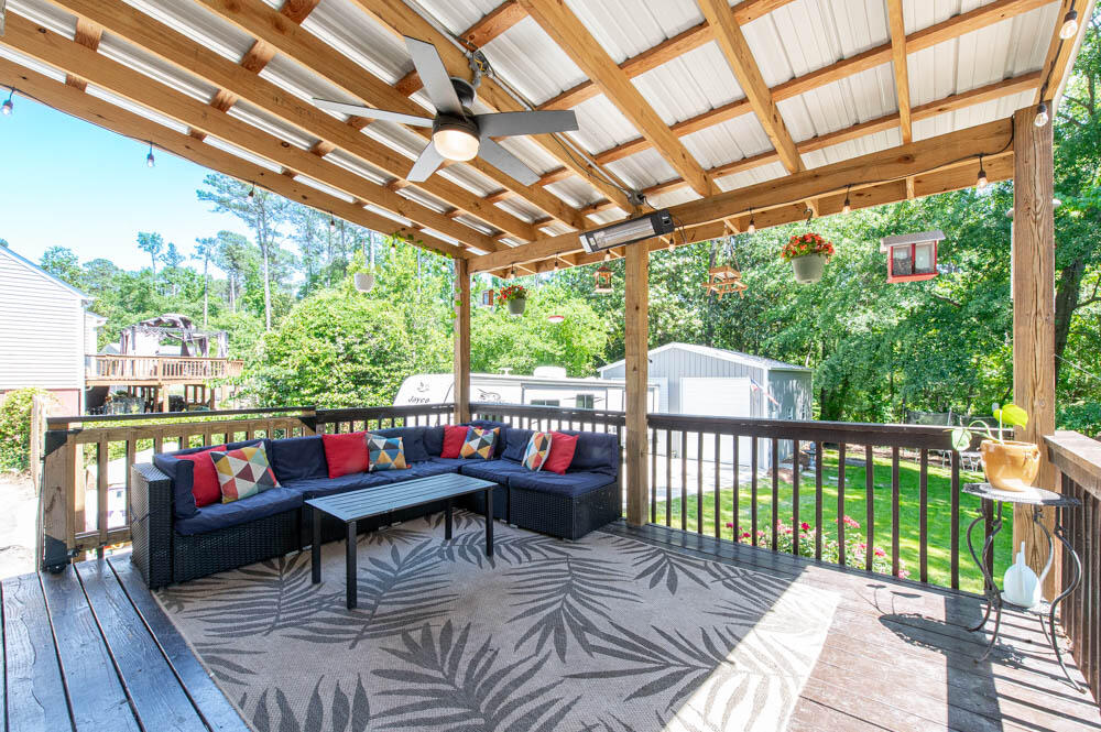 1932 Bolin Road North Augusta, SC 29841 - Photo 32 of 50 Covered Back Porch with Fan!