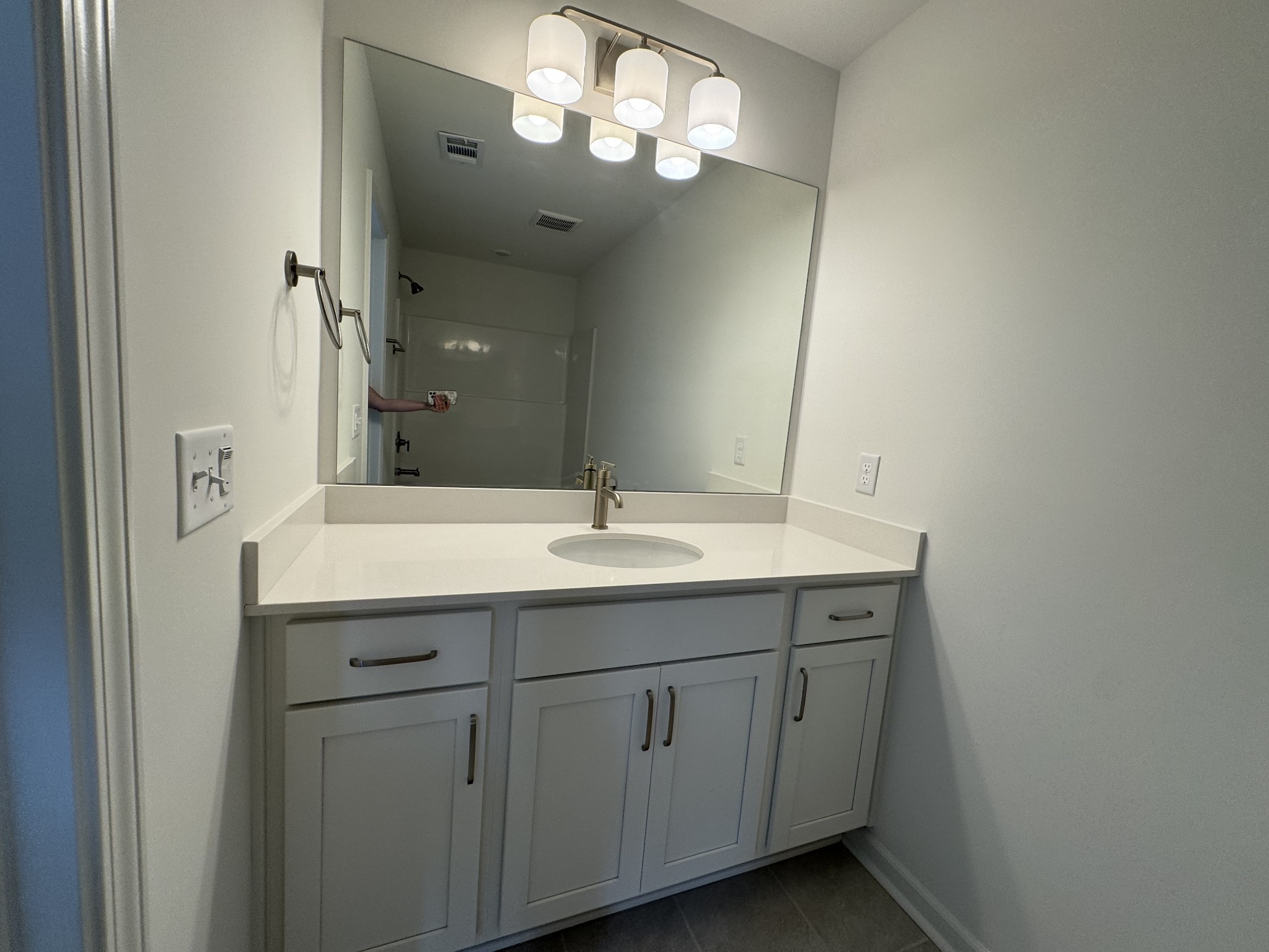410 Blair Road Smyrna, TN 37167 - Photo 25 of 27 a bathroom with a sink vanity and mirror