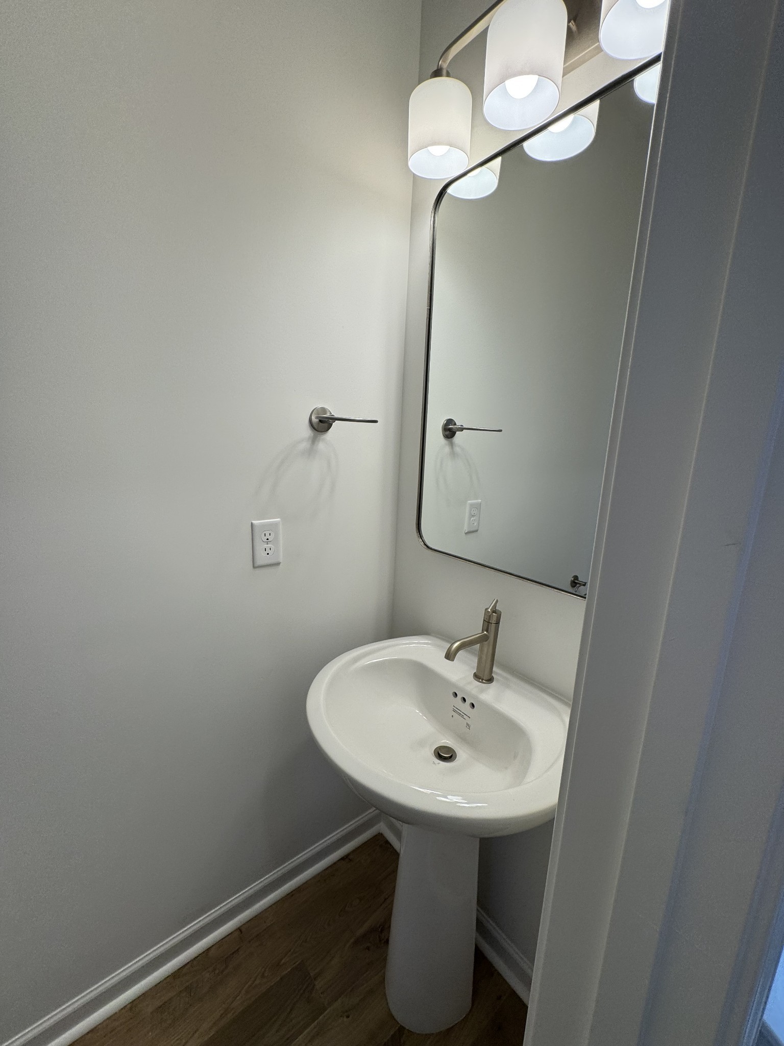 410 Blair Road Smyrna, TN 37167 - Photo 6 of 27 a bathroom with a sink a mirror and shower view
