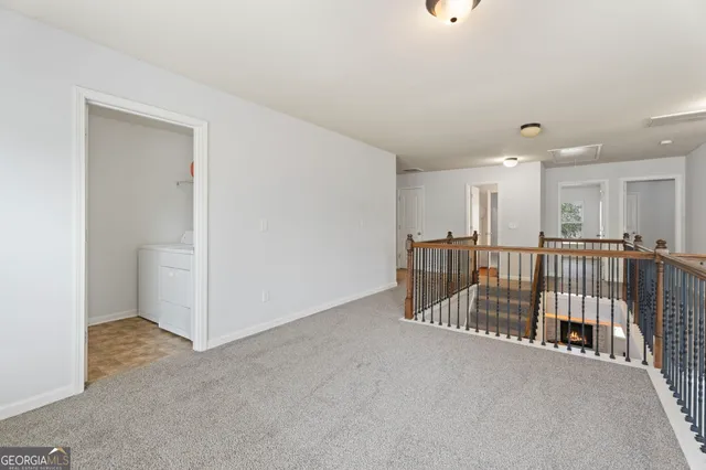 a view of a rack on the wall