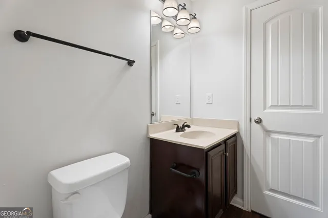 a view of a park with a slide