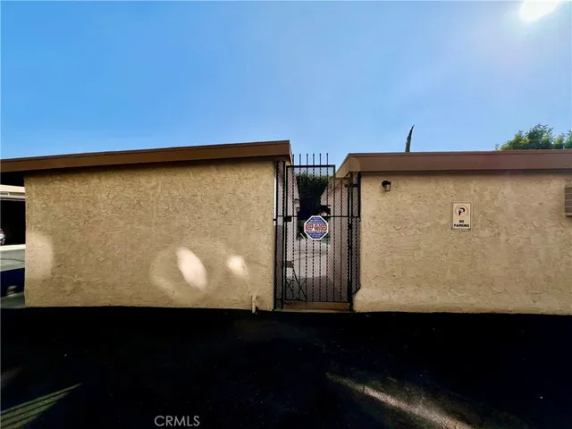 a view of outdoor space with seating area