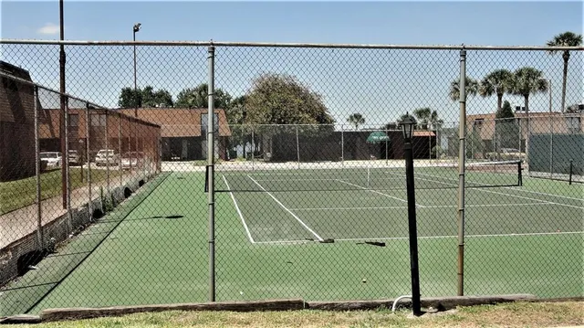 a view of a tennis court