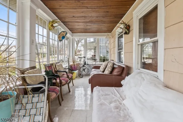 a outdoor space with furniture