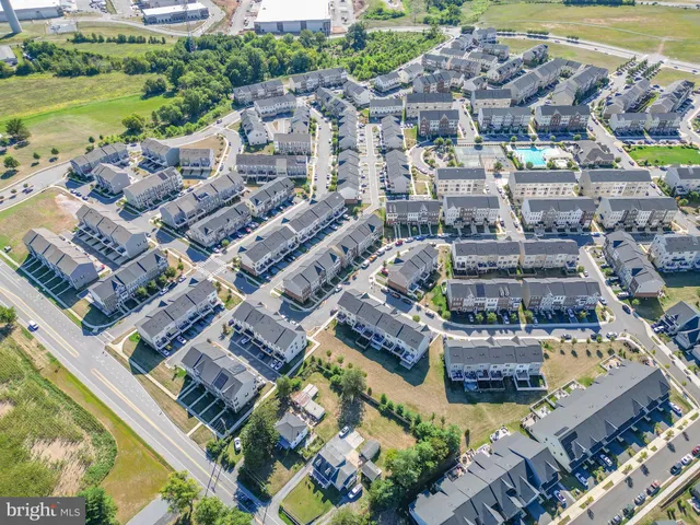 a city view with tall buildings