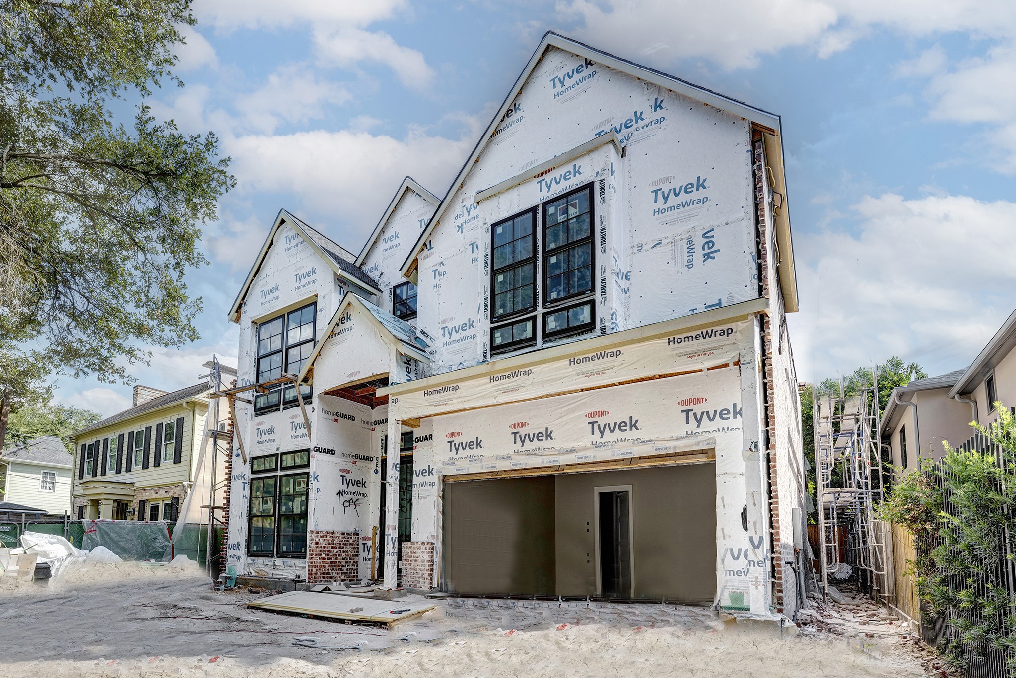 a front view of a building with entryway
