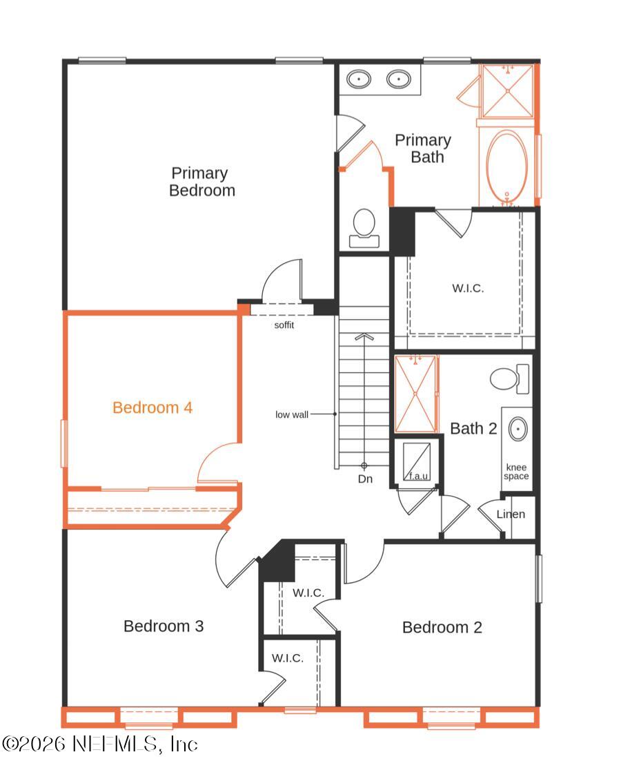 87 Peace River Road St. Johns, FL 32259 - Photo 60 of 60 Floor plan upper level