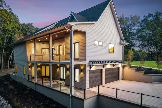 a view of lake and mountain