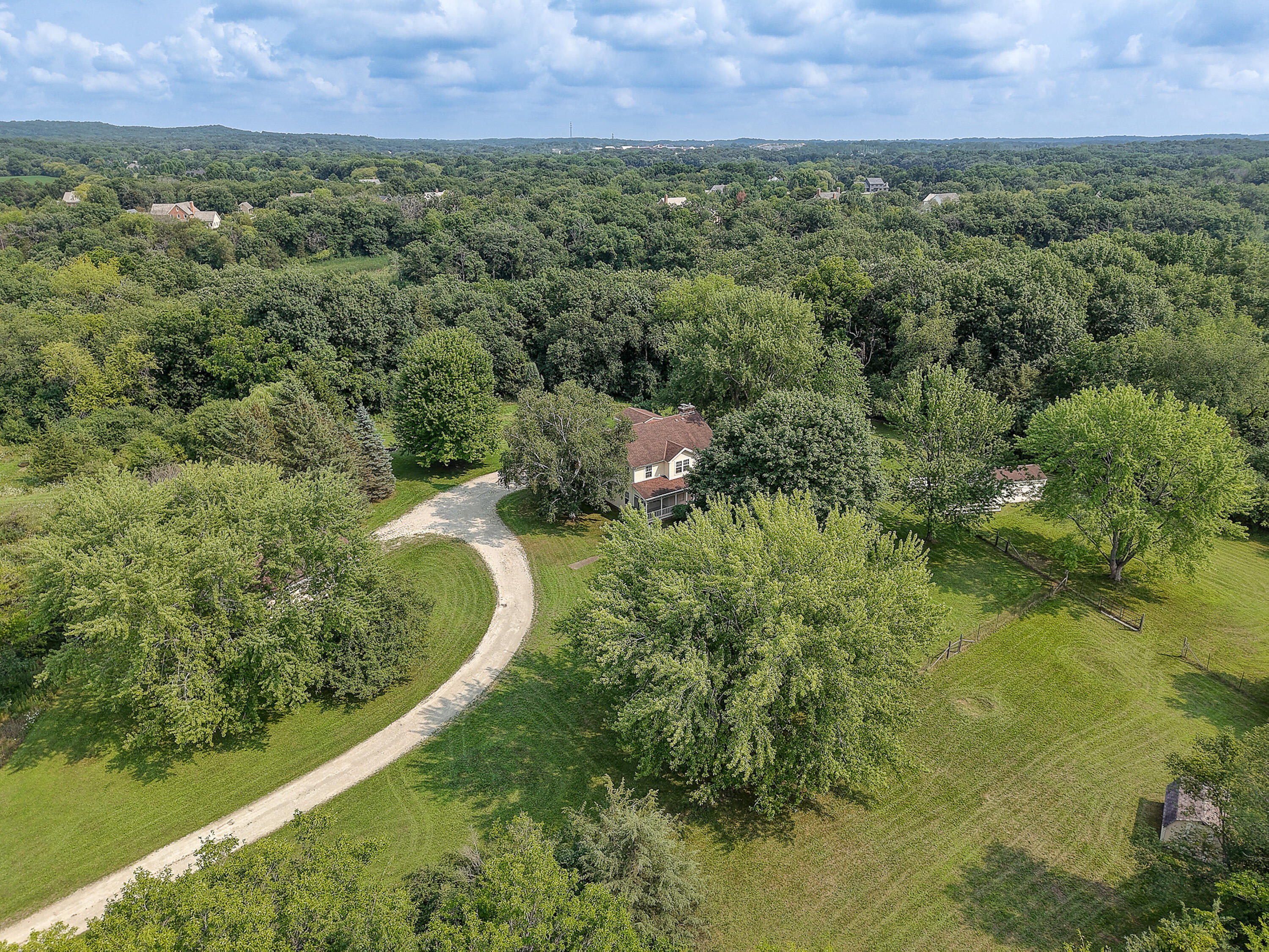 324 South Sawyer Road Summit, WI 53066 - Photo 2 of 48 Aerial