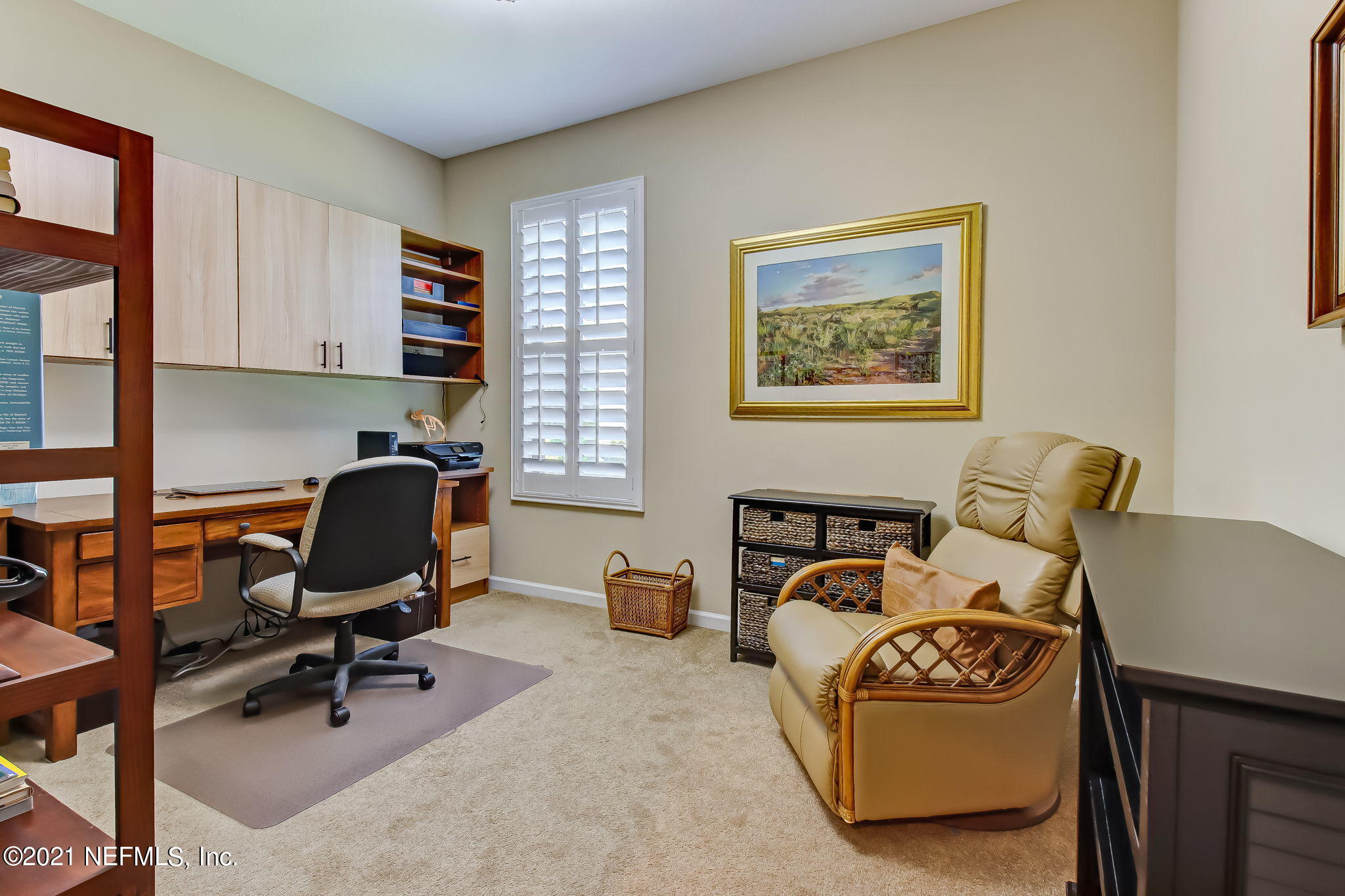 32 Sabal Ridge Trail Ponte Vedra, FL 32081 - Photo 23 of 69 Office with Built In Cabinetry and Desk