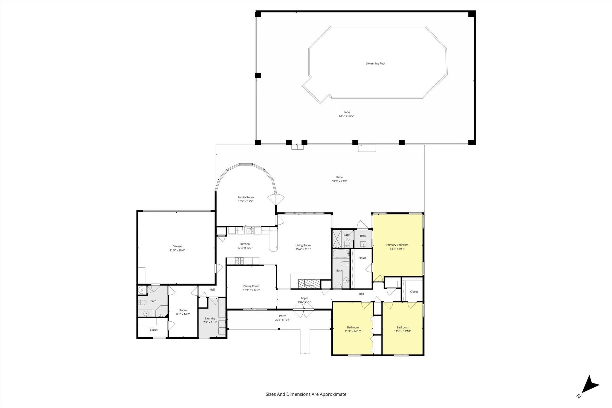 1900 Foxfire Road Mobile, AL 36618 - Photo 35 of 36 View of floor plan / room layout