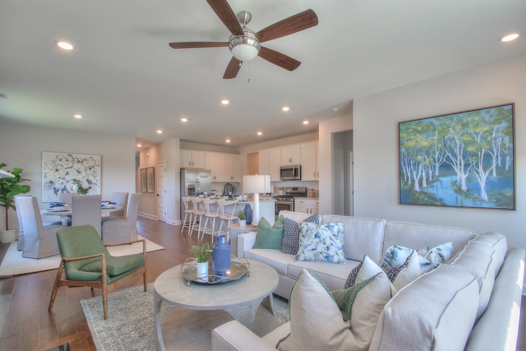 3117 Arbor Valley Rd Spring Hill Spring Hill, TN 37174 - Photo 13 of 21 a living room with furniture and a view of kitchen