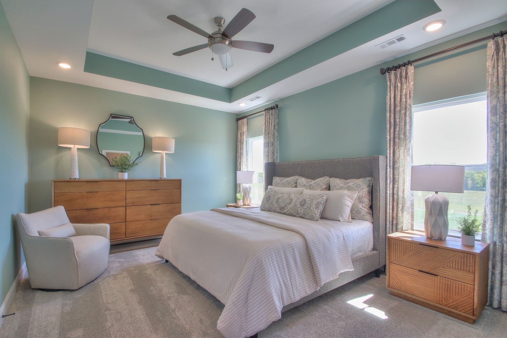 3117 Arbor Valley Rd Spring Hill Spring Hill, TN 37174 - Photo 14 of 21 a bedroom with a bed mirror and window