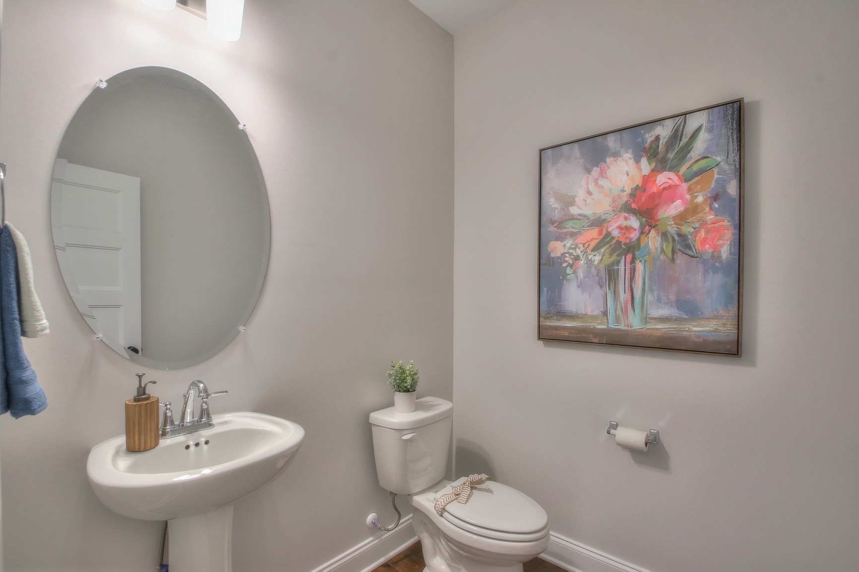 3117 Arbor Valley Rd Spring Hill Spring Hill, TN 37174 - Photo 7 of 21 a bathroom with a sink mirror and toilet