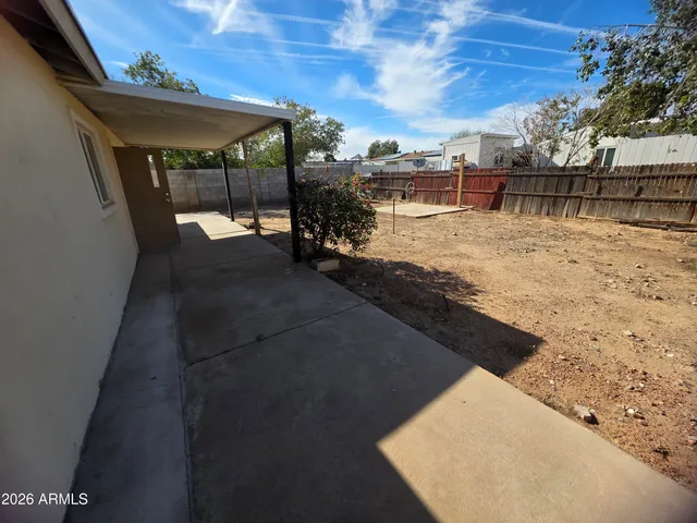 a view of outdoor space with seating