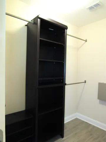 a view of walk in closet