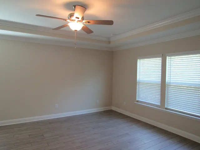 a window in an empty room