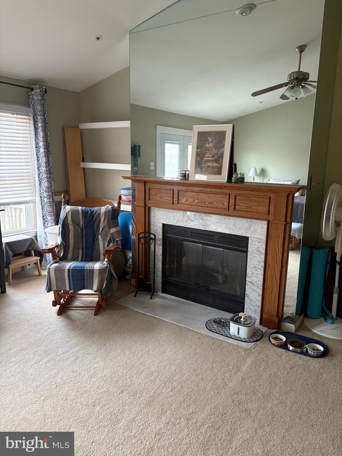 7879 Apache Ridge Court Manassas, VA 20109 - Photo 20 of 22 a living room with a fireplace and a flat screen tv