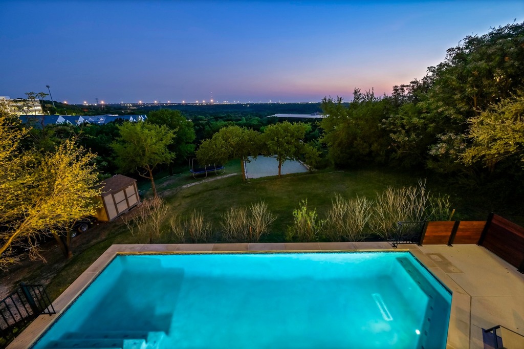 a view of an outdoor space and a lake view
