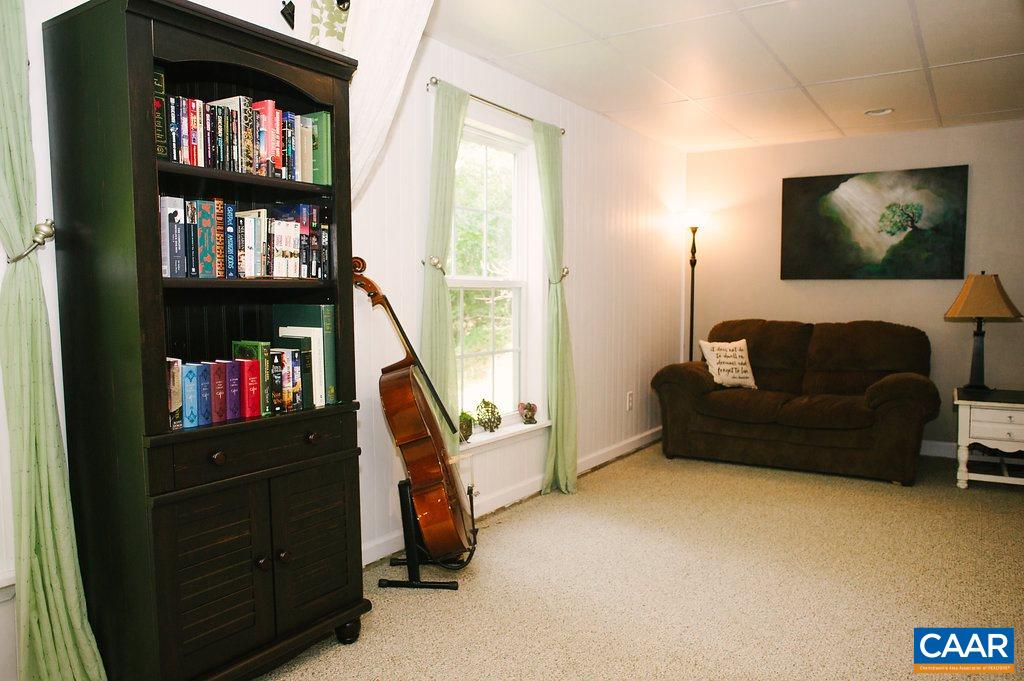 141 Tulip Road Ruckersville, VA 22968 - Photo 44 of 47 a living room with furniture and a book shelf