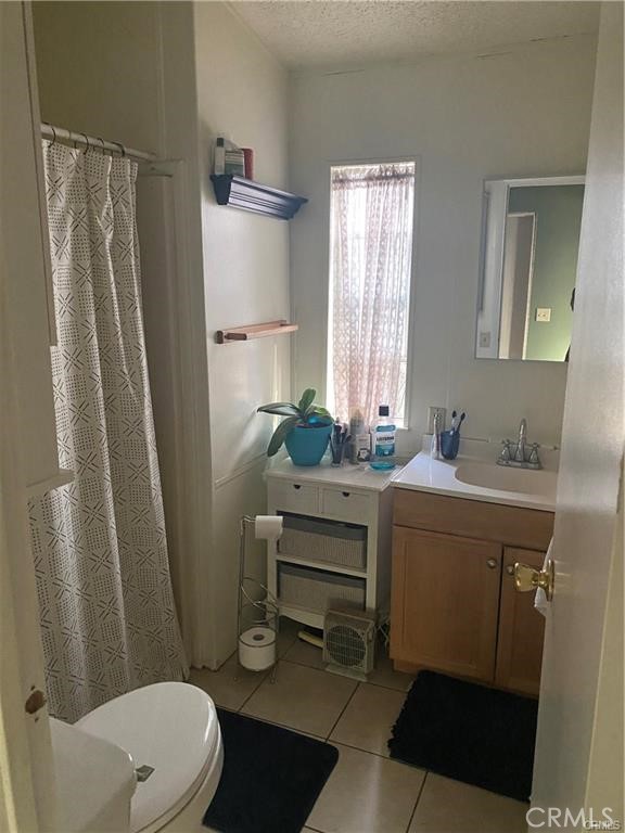 3302 Windy Hollow Road Mariposa, CA 95338 - Photo 6 of 13 a bathroom with a sink a toilet a mirror and shower curtain