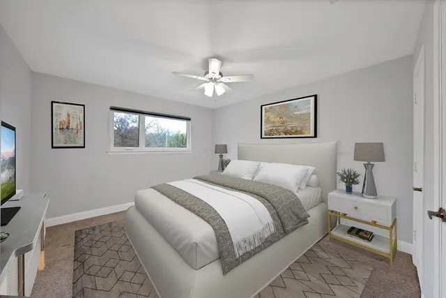 a view of a street with houses