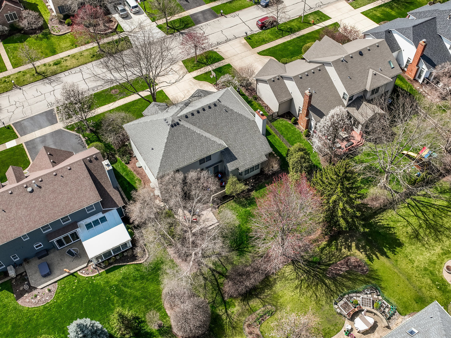 2607 Hoddam Road Naperville, IL 60564 - Photo 41 of 43 an aerial view of residential house with outdoor space