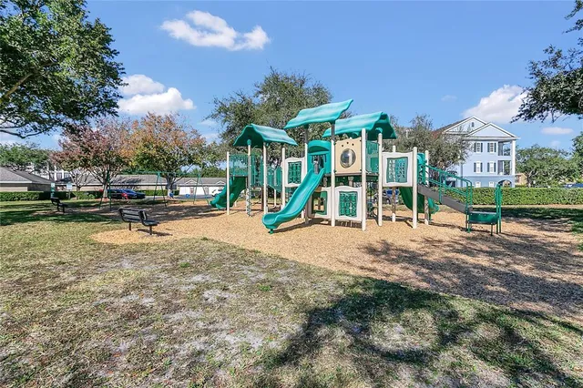 a view of outdoor space with garden