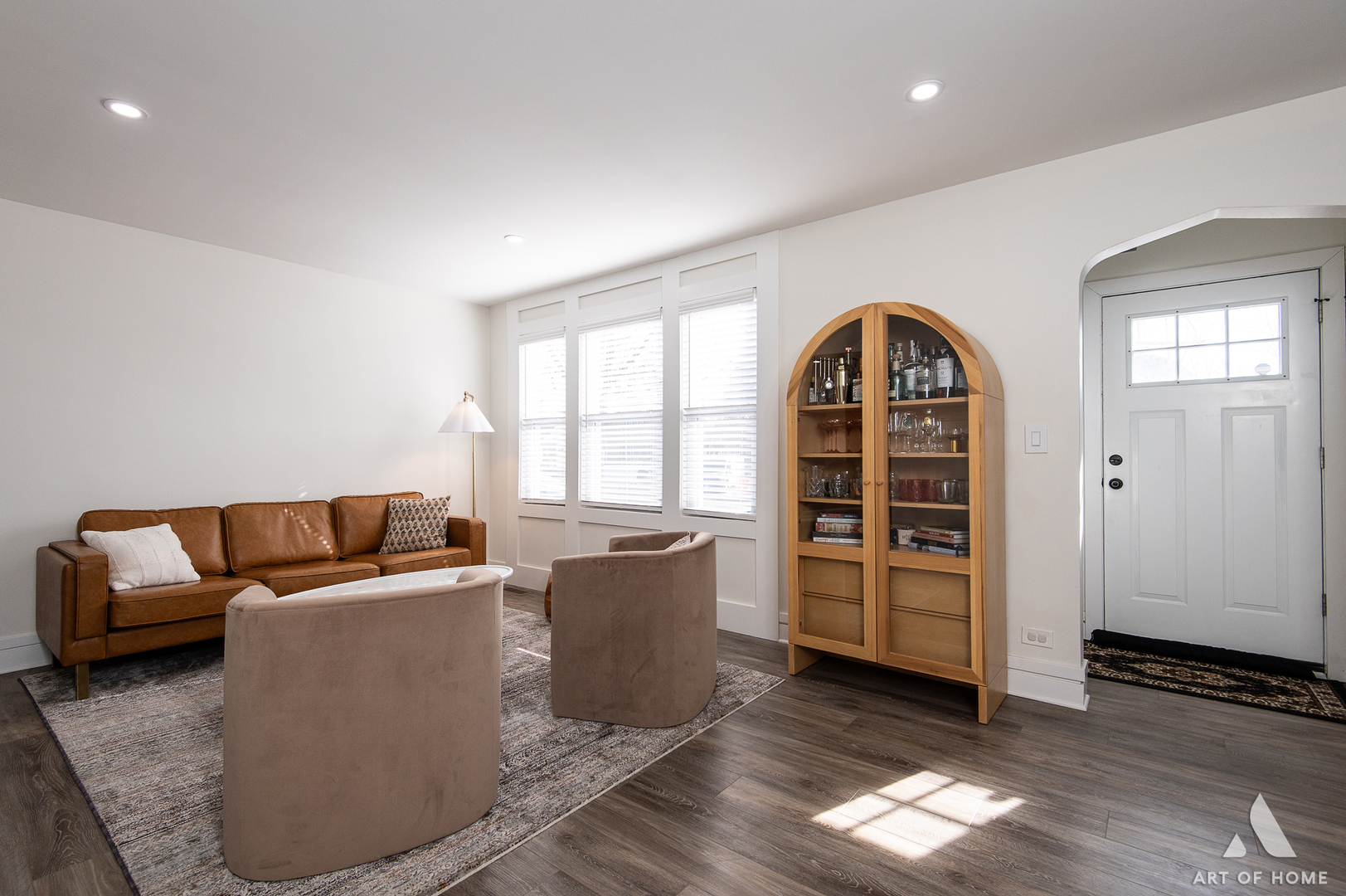 262 Lionel Road Riverside, IL 60546 - Photo 3 of 25 a living room with furniture and wooden floor